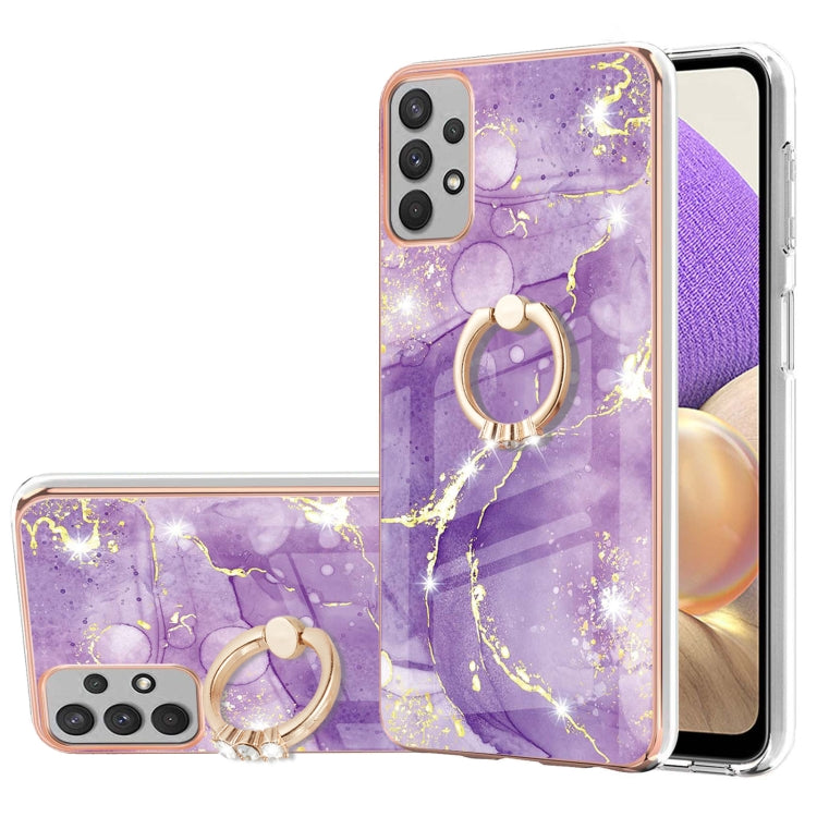 Electroplating Marble Pattern TPU Phone Case with Ring, For Xiaomi 11T / 11T Pro, For Xiaomi Redmi 10, For Samsung Galaxy A23 5G / 4G, For Samsung Galaxy A13 4G