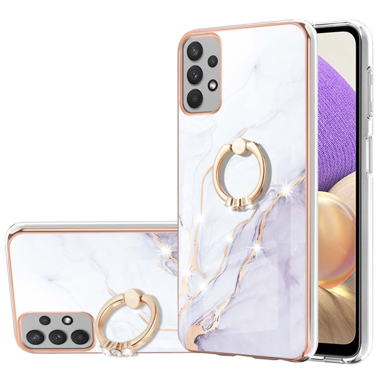 Electroplating Marble Pattern TPU Phone Case with Ring, For Xiaomi 11T / 11T Pro, For Xiaomi Redmi 10, For Samsung Galaxy A23 5G / 4G, For Samsung Galaxy A13 4G