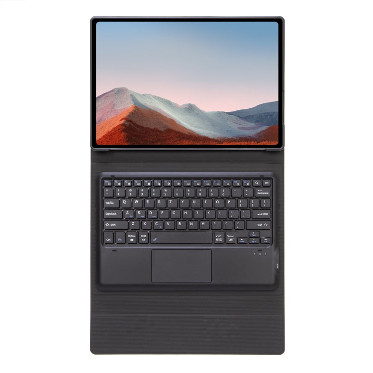 SF128-A Tree Texture Touchpad Bluetooth Keyboard Leather Tablet Case, SF128-A