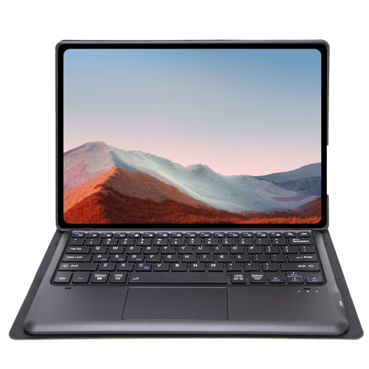 SF128-A Tree Texture Touchpad Bluetooth Keyboard Leather Tablet Case, SF128-A