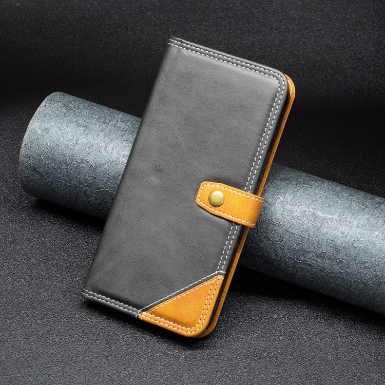 Color Matching Double Sewing Thread Leather Phone Case, For Xiaomi Poco M3, For Xiaomi Poco X3