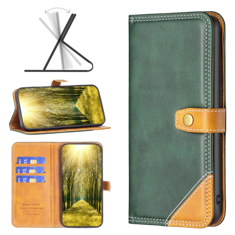 Color Matching Double Sewing Thread Leather Phone Case, For Xiaomi Poco M3, For Xiaomi Poco X3