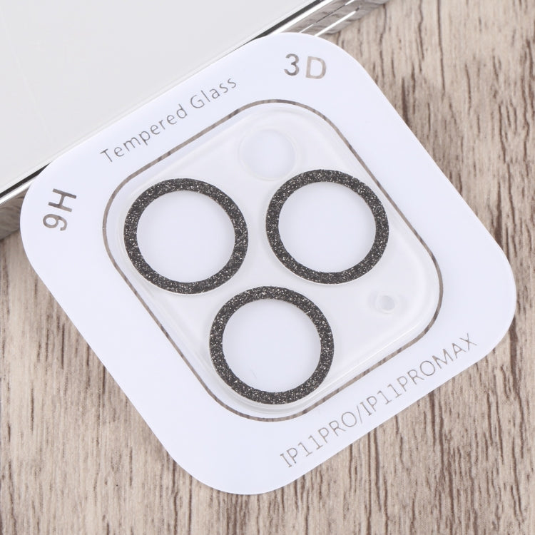 Glitter Ring Tempered Glass Camera Lens Film, For iPhone 11 Pro / 11 Pro Max