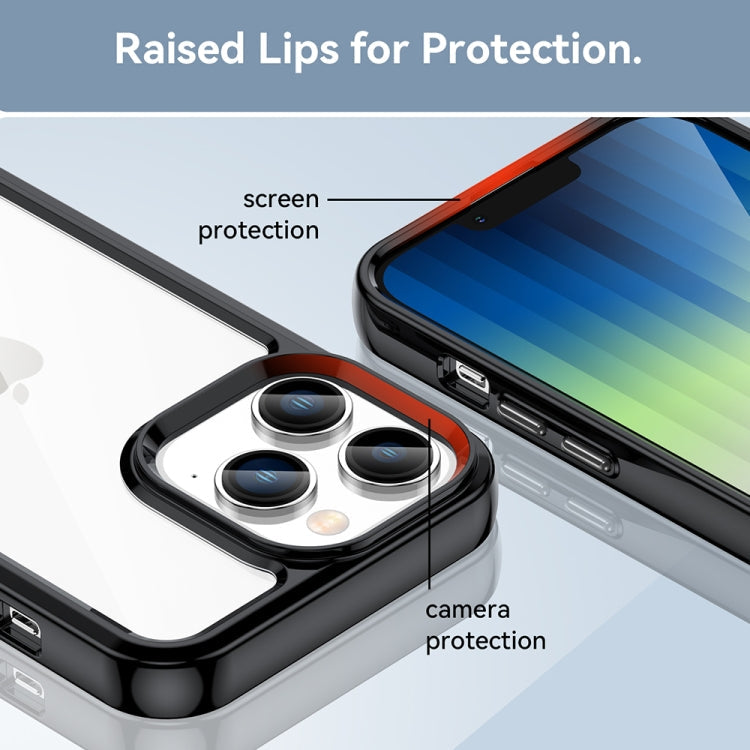Colorful Series Acrylic + TPU Phone Case, For iPhone 14, For iPhone 14 Pro, For iPhone 14 Pro Max