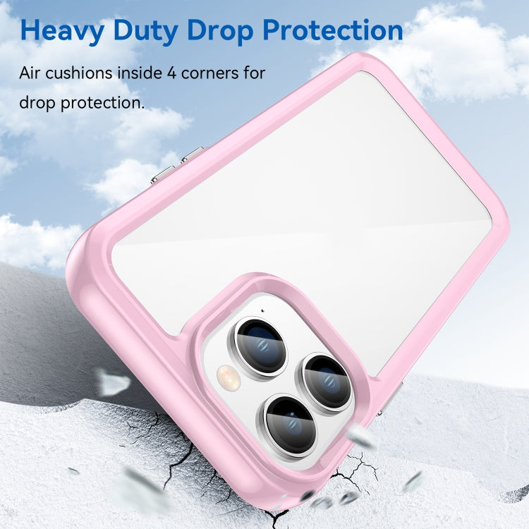 Colorful Series Acrylic + TPU Phone Case, For iPhone 14, For iPhone 14 Pro, For iPhone 14 Pro Max