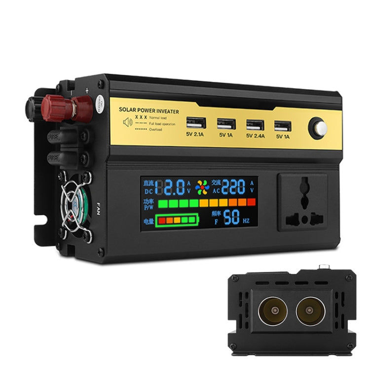 8896 500W Car Smart Multi-functional Digital Display Inverter, 12V, 24V