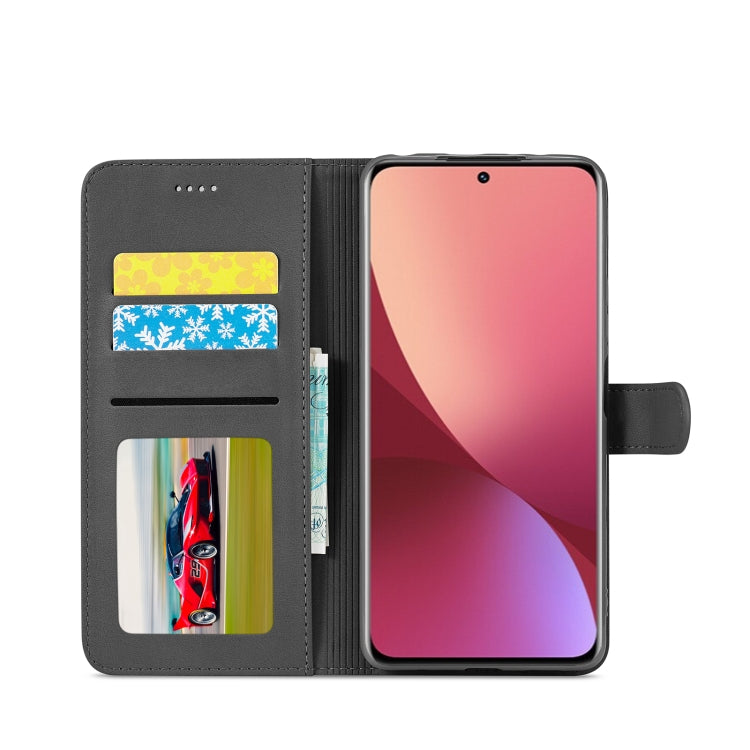 LC.IMEEKE Calf Texture Leather Phone Case, For Xiaomi 12 Lite