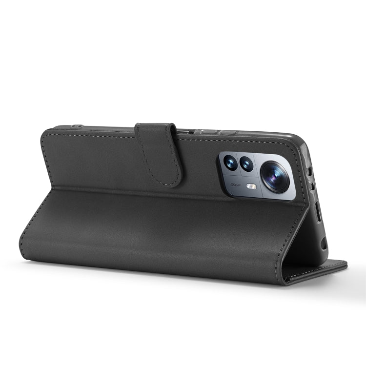 LC.IMEEKE Calf Texture Leather Phone Case, For Xiaomi 12 Lite