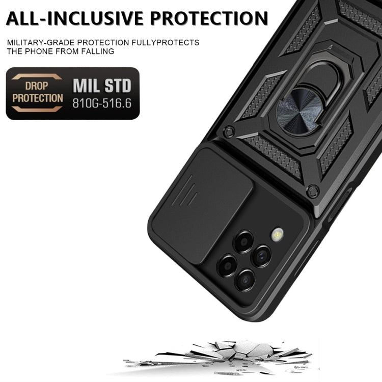 Sliding Camera Cover Design TPU + PC Phone Case, For Samsung Galaxy M53 5G