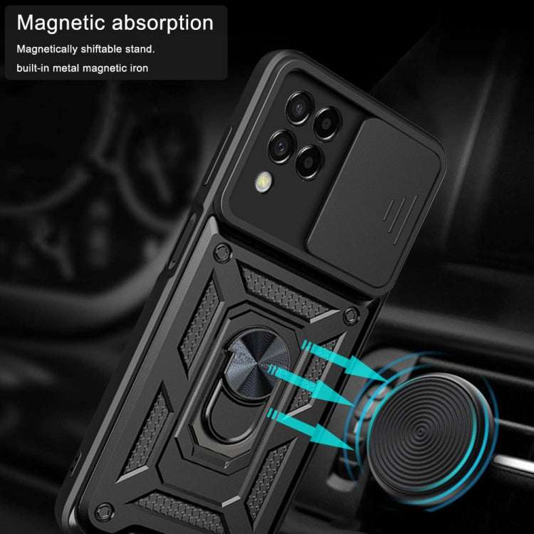 Sliding Camera Cover Design TPU + PC Phone Case, For Samsung Galaxy M53 5G