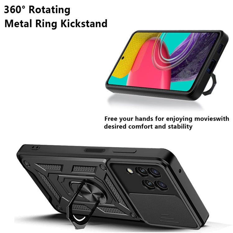 Sliding Camera Cover Design TPU + PC Phone Case, For Samsung Galaxy M53 5G