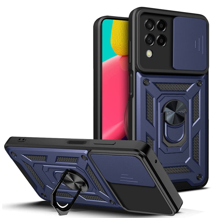 Sliding Camera Cover Design TPU + PC Phone Case, For Samsung Galaxy M53 5G