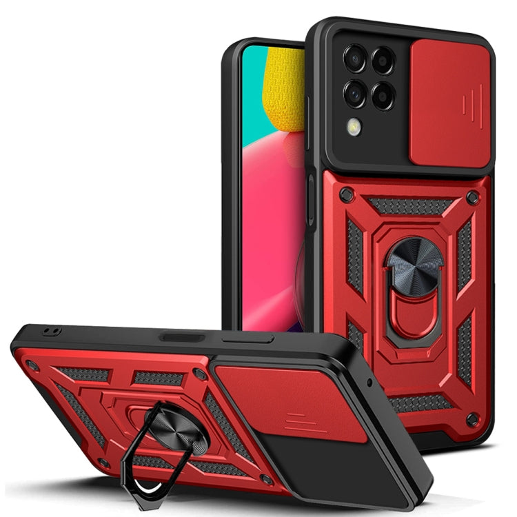 Sliding Camera Cover Design TPU + PC Phone Case, For Samsung Galaxy M53 5G