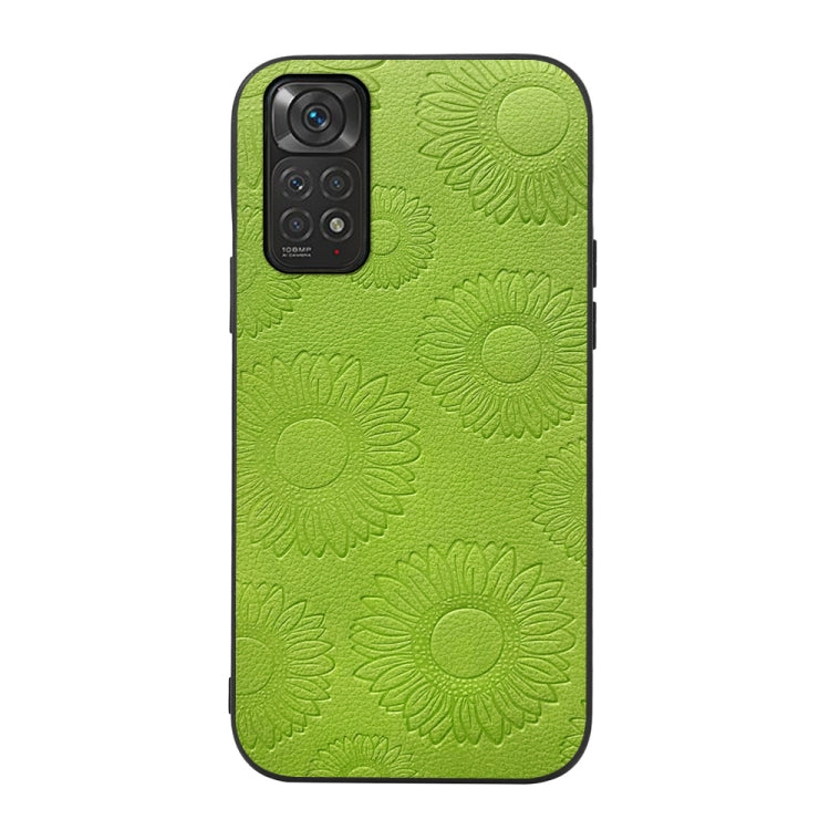 Sunflower Pattern PU Shockproof Phone Case, For Xiaomi Redmi Note 11 Pro, For Xiaomi Redmi Note 11 / Note 11S 4G