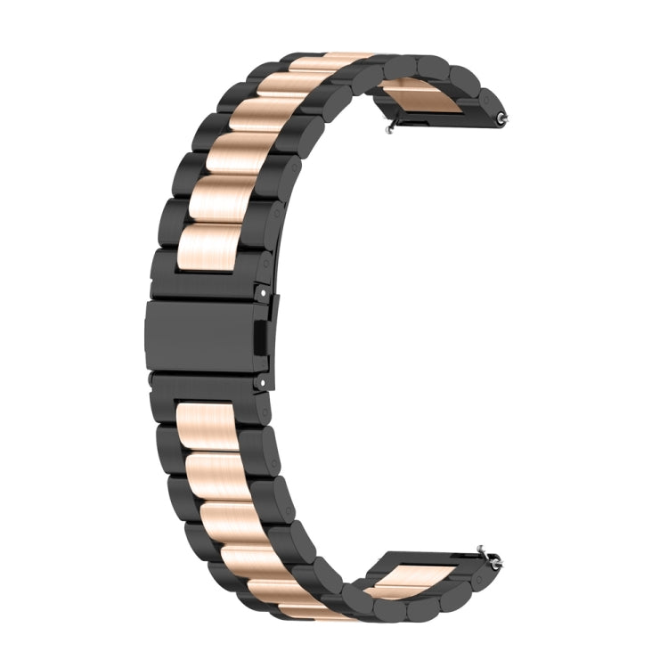 Three-bead Metal Steel Watch Band, For Huawei GT 3 Pro 46mm