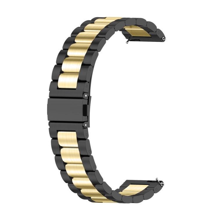 Three-bead Metal Steel Watch Band, For Huawei GT 3 Pro 46mm