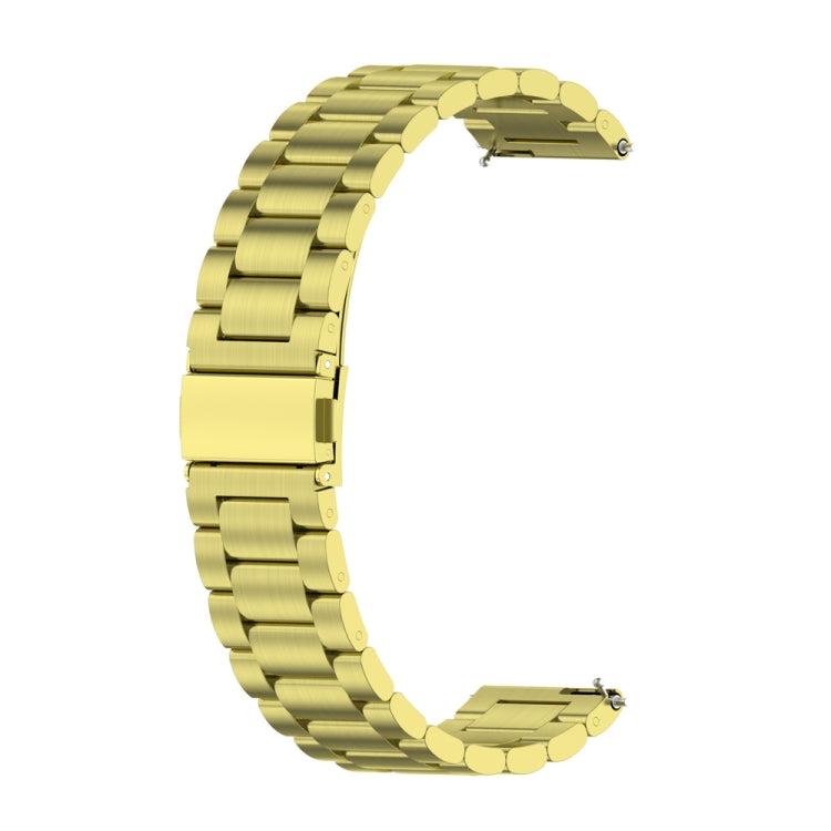 Three-bead Metal Steel Watch Band, For Huawei GT 3 Pro 46mm