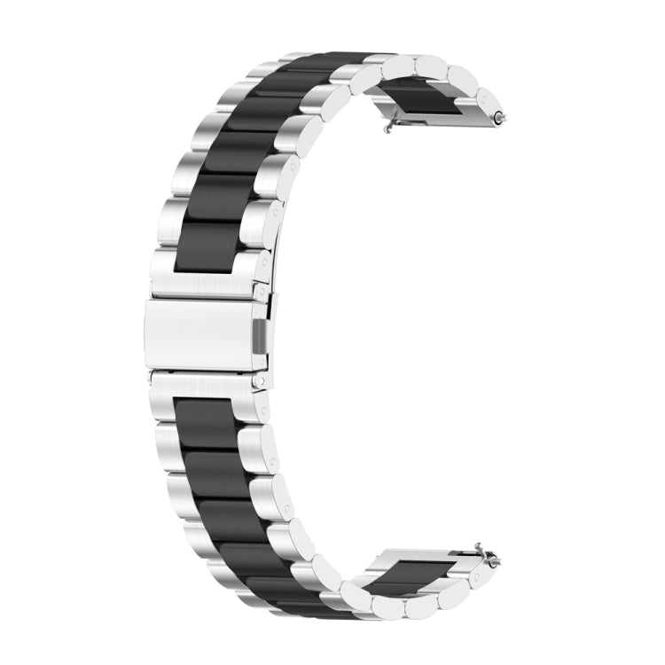 Three-bead Metal Steel Watch Band, For Huawei GT 3 Pro 46mm