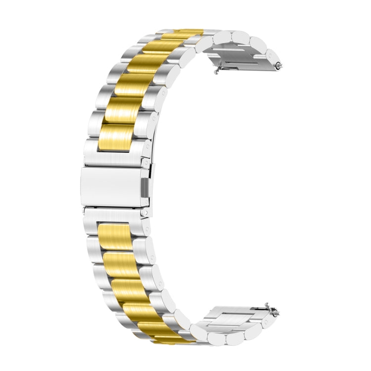 Three-bead Metal Steel Watch Band, For Huawei GT 3 Pro 46mm