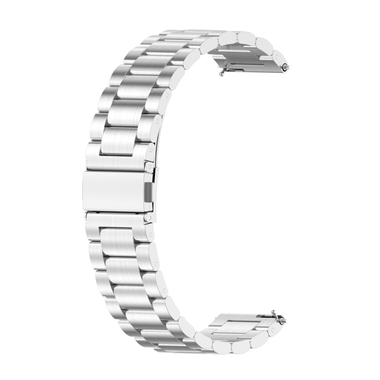 Three-bead Metal Steel Watch Band, For Huawei GT 3 Pro 46mm