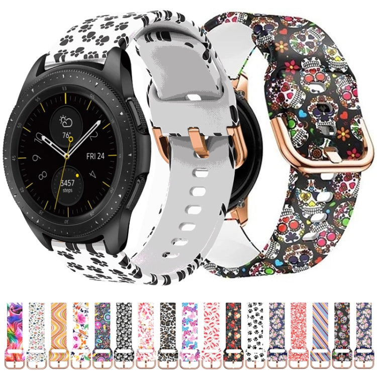 46mm Silicone Printed Strap, For Galaxy Watch