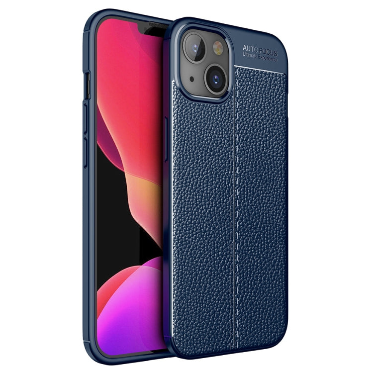 Litchi Texture TPU Phone Case, For iPhone 14 Pro, For iPhone 14 Pro Max, For iPhone 14 Plus