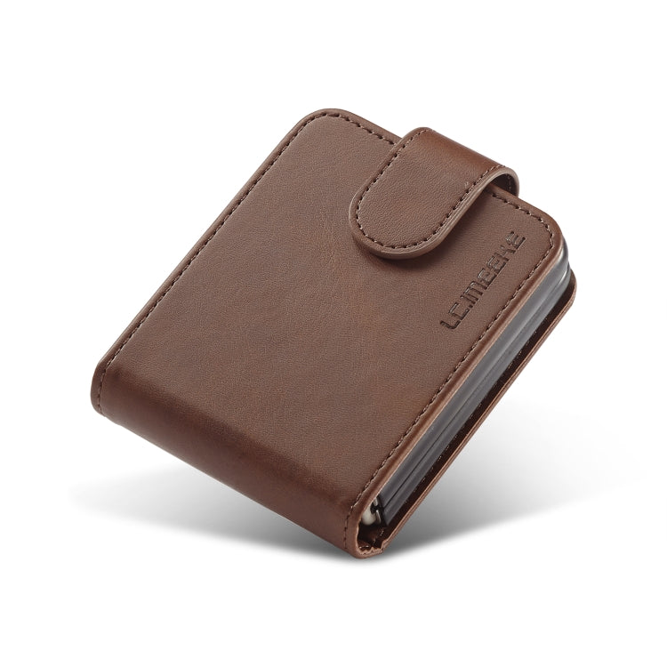 LC.IMEEKE Calf Texture Leather Phone Case, For Samsung Galaxy Z Flip4 5G, For Samsung Galaxy Z Fold4 5G