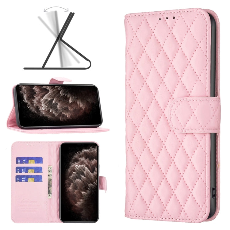 Diamond Lattice Wallet Leather Flip Phone Case, For iPhone 11 Pro Max, For iPhone SE 2022 / SE 2020 / 7 / 8, For iPhone 7 Plus / 8 Plus, For iPhone 8 Plus
