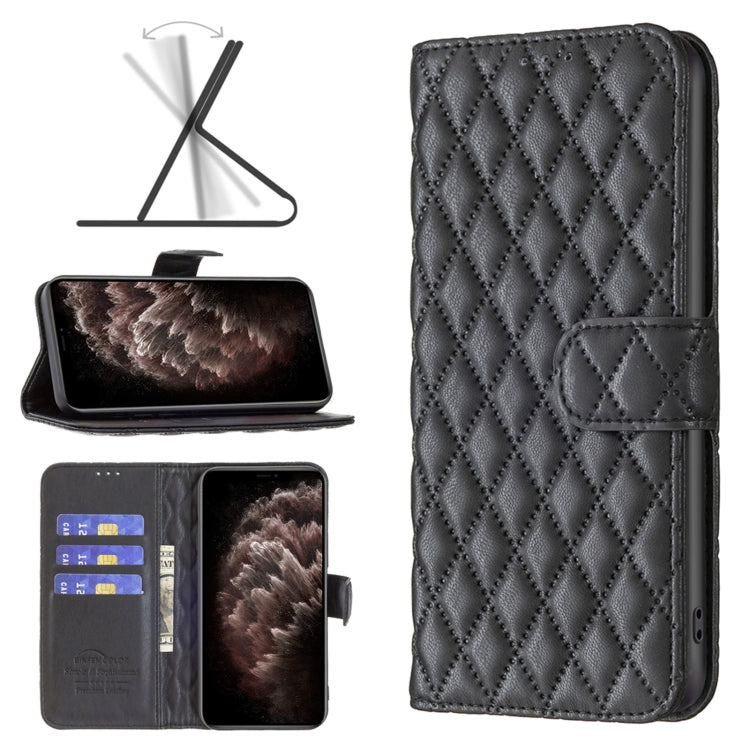Diamond Lattice Wallet Leather Flip Phone Case, For iPhone 11 Pro Max, For iPhone SE 2022 / SE 2020 / 7 / 8, For iPhone 7 Plus / 8 Plus, For iPhone 8 Plus
