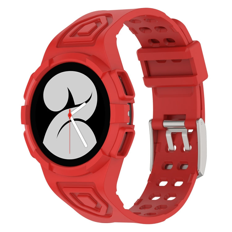 Silicone Integrated Watch Band, For Samsung Galaxy Watch4 40mm