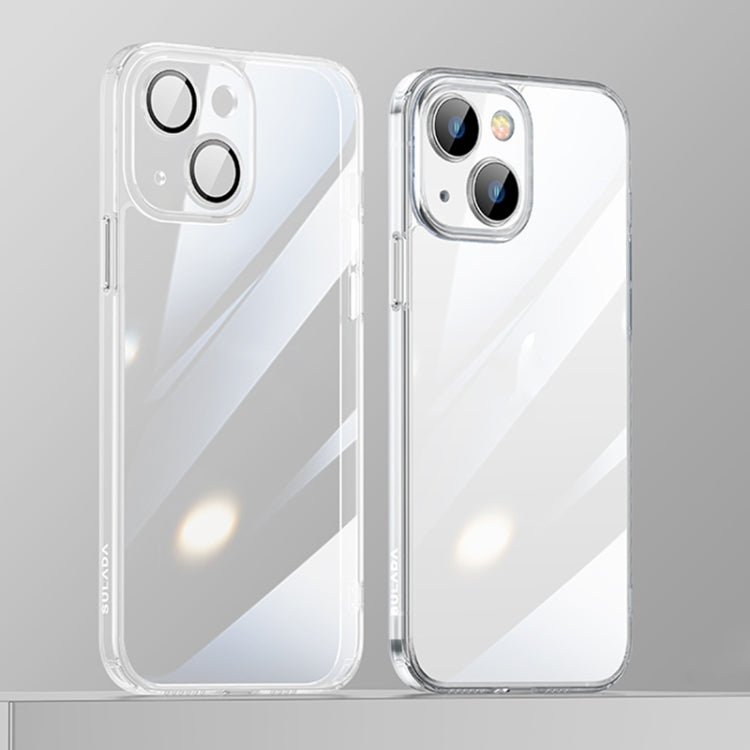 SULADA Crytal Steel Series Diamond Glass + TPU Phone Case, For iPhone 13, For iPhone 13 Pro, For iPhone 13 Pro Max, For iPhone 12, For iPhone 12 Pro, For iPhone 12 Pro Max