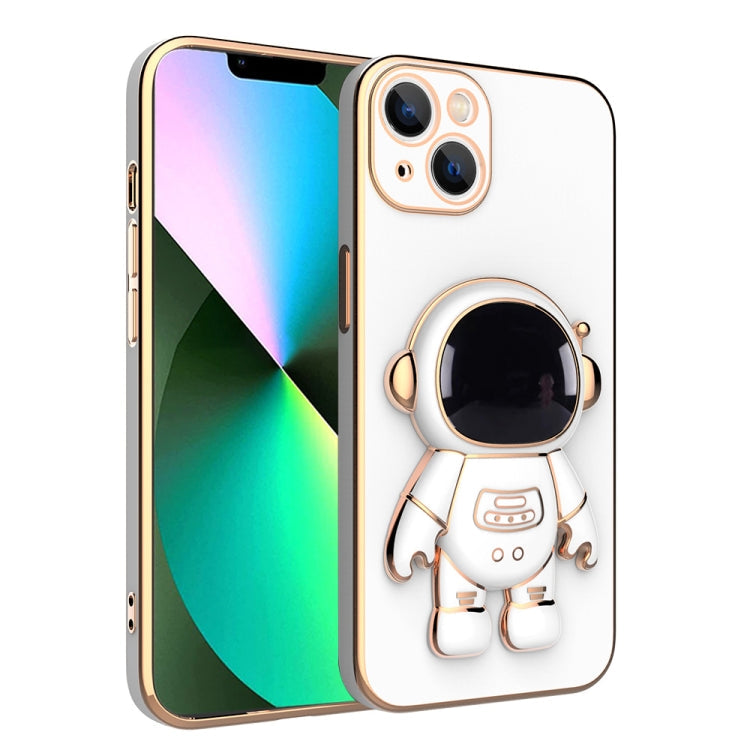 Plating Astronaut Holder Phone Case, For iPhone 13, For iPhone 13 mini