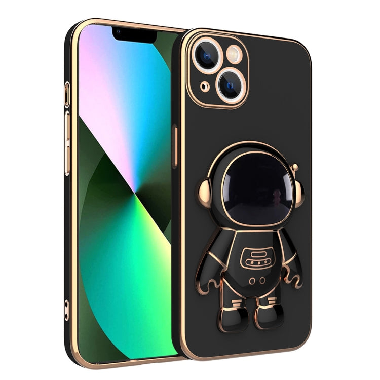 Plating Astronaut Holder Phone Case, For iPhone 13, For iPhone 13 mini