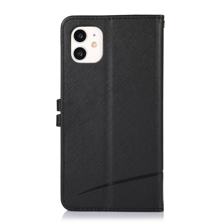 Cross Texture Horizontal Flip Leather Phone Case, For iPhone 11