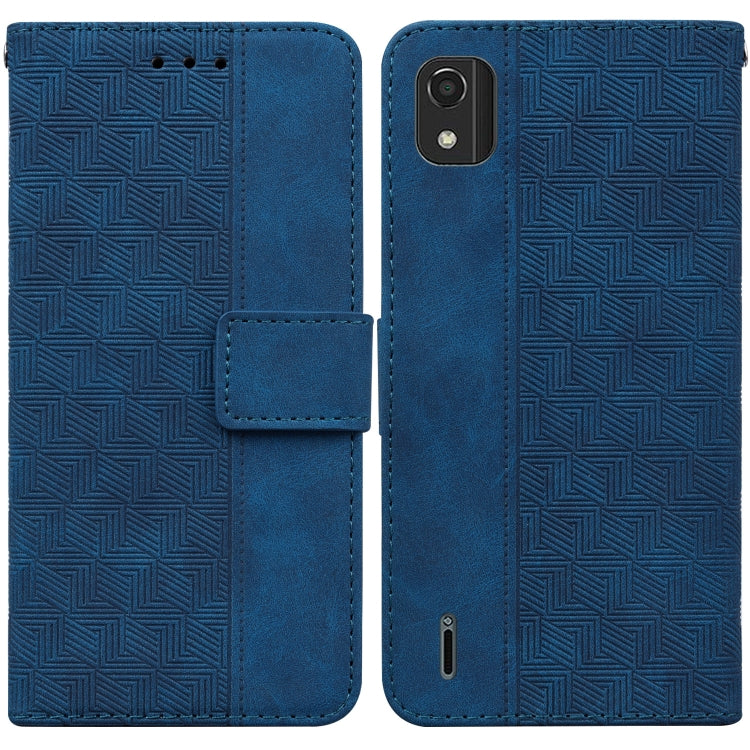 Geometric Embossed Leather Phone Case, For Nokia C2 2nd Edition, For Nokia C21, For Nokia G11 Plus