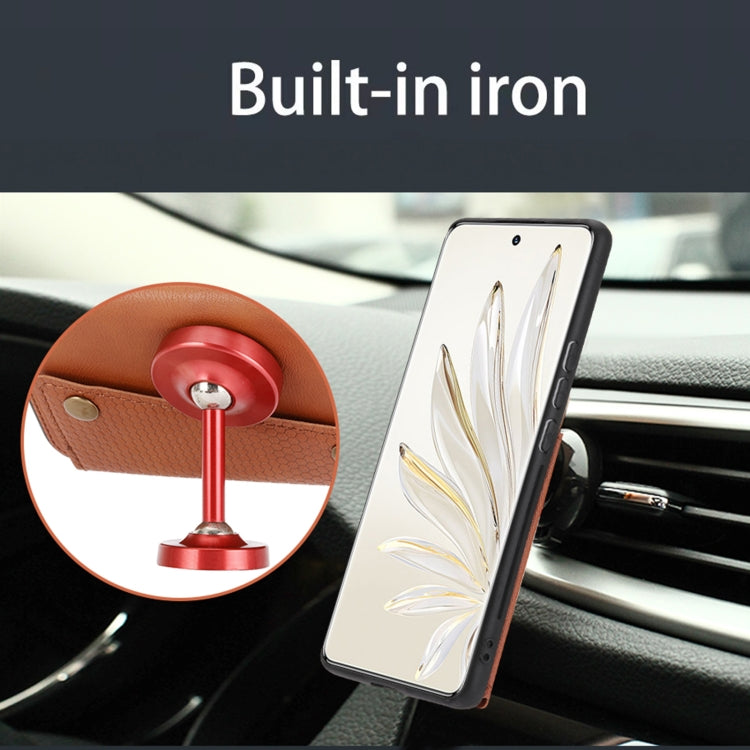 Double Buckle Card Slots Magnetic Phone Case, For Honor 70 Pro, For Samsung Galaxy A03 Core