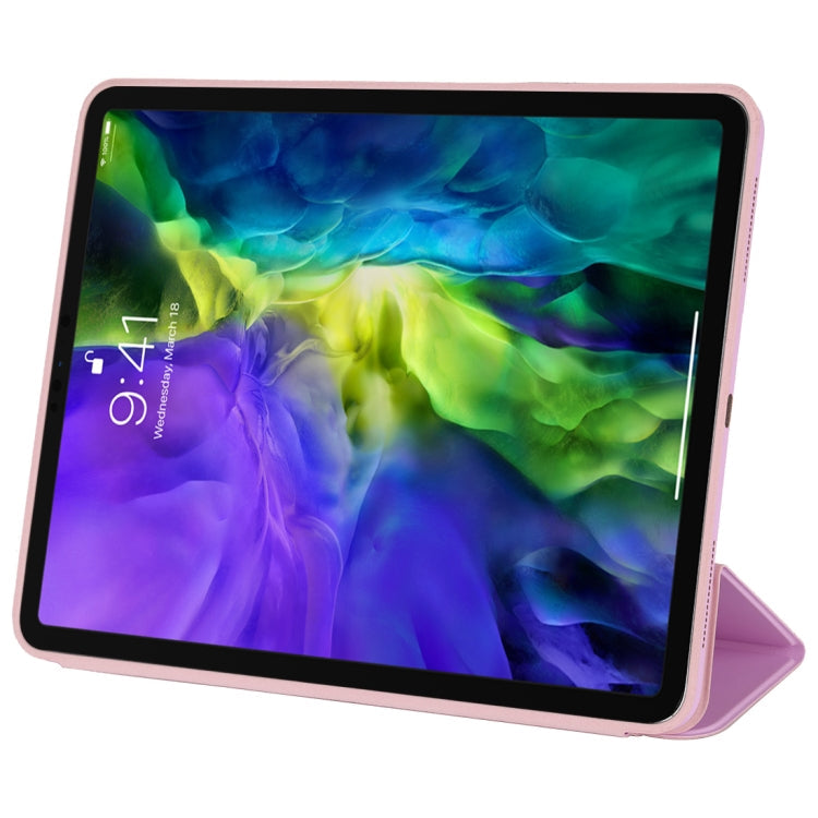 3-fold Horizontal Flip Smart Leather Case with Sleep / Wake-up Function & Holder, For iPad Pro 11 inch (2020/2021), For iPad Pro 11 inch (2020), For iPad Pro 12.9 inch (2020/2021), For iPad Pro 12.9 inch (2020)
