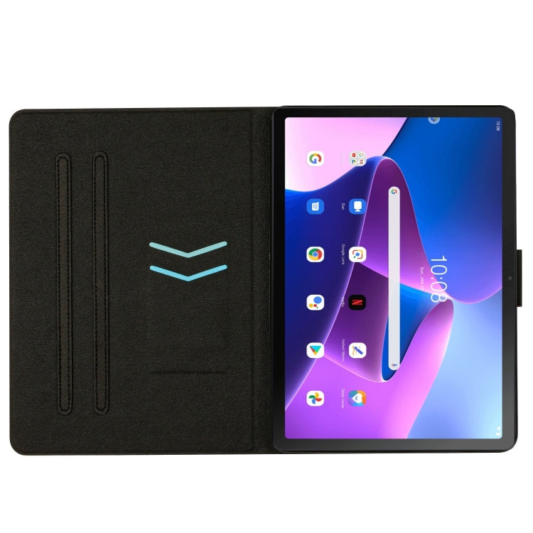 Marble Pattern Smart Leather Tablet Case, For Lenovo M10 Plus, For Lenovo Tab P11