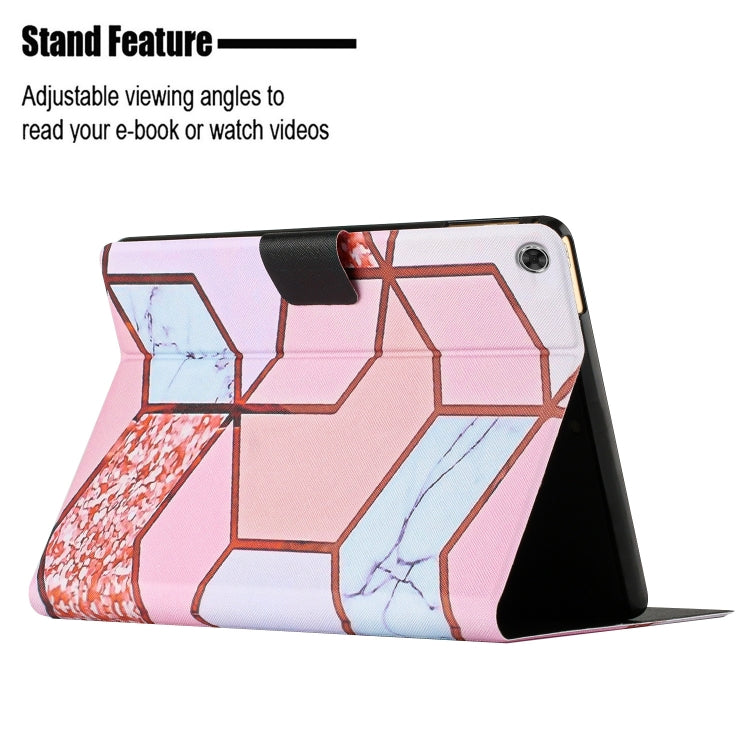 Marble Pattern Smart Leather Tablet Case, For Lenovo M10 Plus, For Lenovo Tab P11