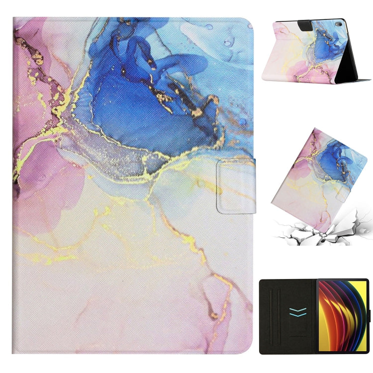 Marble Pattern Smart Leather Tablet Case, For Lenovo M10 Plus, For Lenovo Tab P11