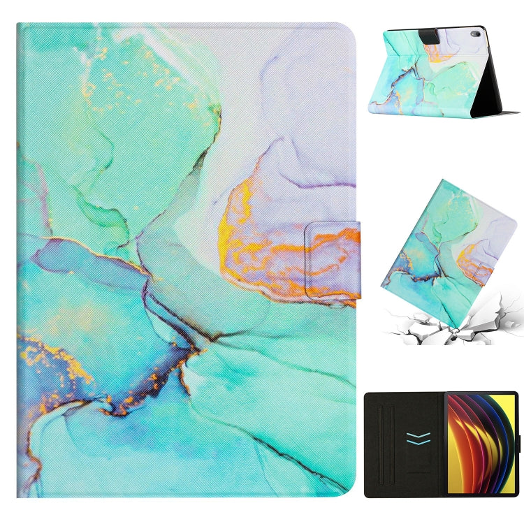Marble Pattern Smart Leather Tablet Case, For Lenovo M10 Plus, For Lenovo Tab P11