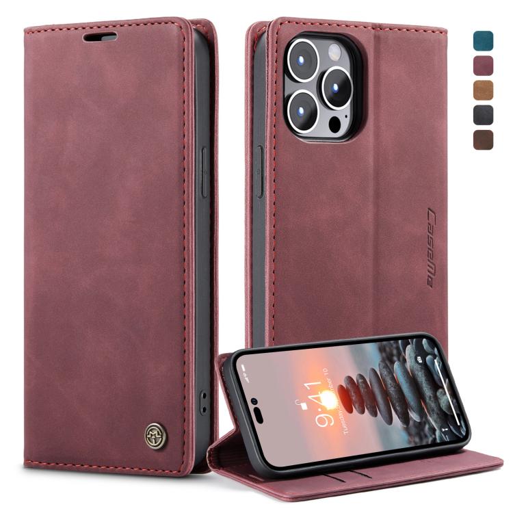CaseMe-013 Multifunctional Retro Frosted Leather Phone Case, For iPhone 14, For iPhone 14 Plus, For iPhone 14 Pro, For iPhone 14 Pro Max