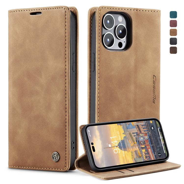CaseMe-013 Multifunctional Retro Frosted Leather Phone Case, For iPhone 14, For iPhone 14 Plus, For iPhone 14 Pro, For iPhone 14 Pro Max