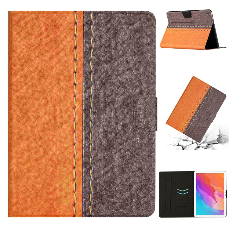 Stitching Solid Color Leather Tablet Case, For Huawei MatePad T8, For Huawei MatePad T10s