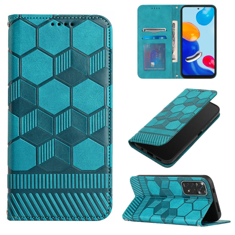 Football Texture Magnetic Leather Flip Phone Case, For Xiaomi Redmi 10C / 10 India, For Xiaomi Redmi 10A, For Xiaomi Redmi Note 11 Global 2022 / Note 11S 4G, For Xiaomi Redmi Note 11 Pro 5G / 4G Global 2022 / Note 11 Pro+ India