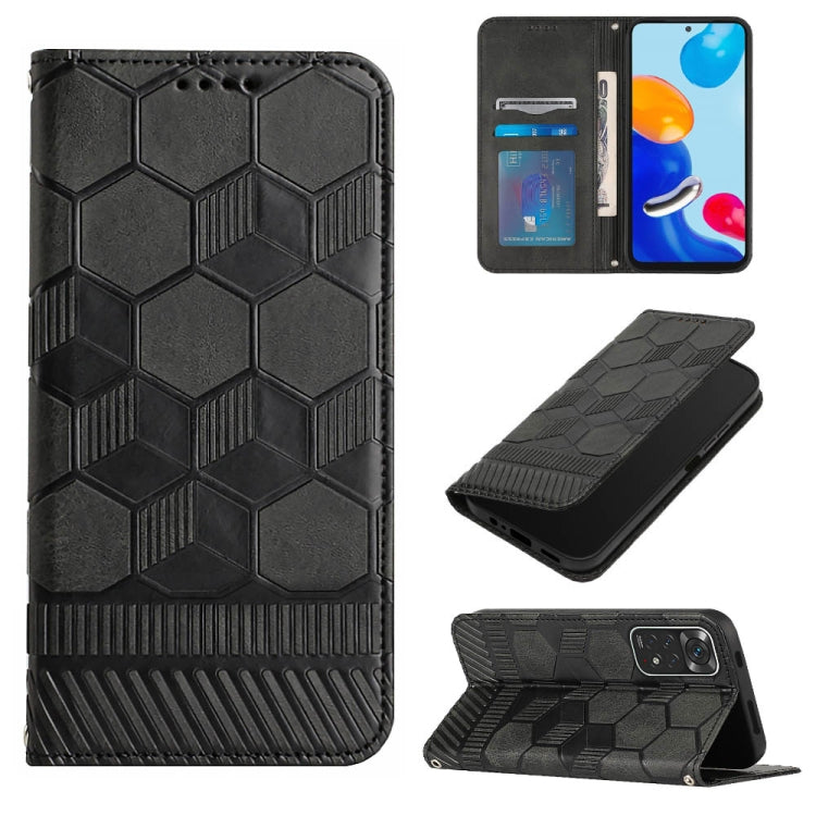 Football Texture Magnetic Leather Flip Phone Case, For Samsung Galaxy A03 164mm, For Samsung Galaxy A03s 164mm India, For Samsung Galaxy A03s 165.8mm US Version, For Samsung Galaxy A03s 166.5mm EU Version