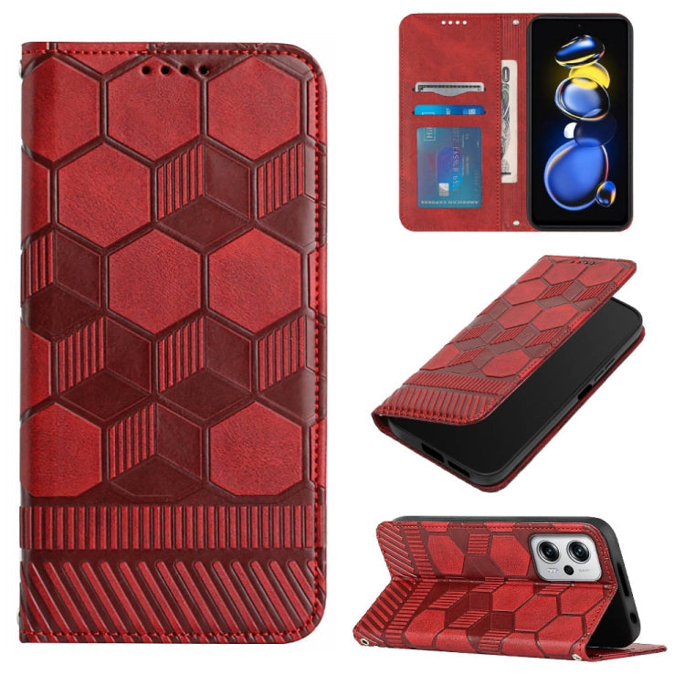 Football Texture Magnetic Leather Flip Phone Case, For Samsung Galaxy A12 5G / M12 / F12, For Samsung Galaxy A13 5G, For Samsung Galaxy A23 5G, For Samsung Galaxy A33 5G