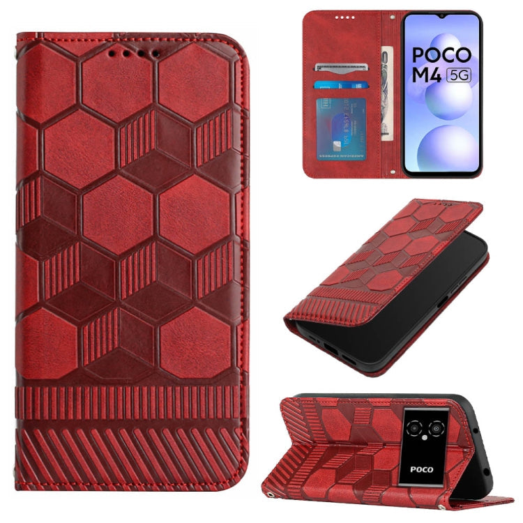 Football Texture Magnetic Leather Flip Phone Case, For Samsung Galaxy A12 5G / M12 / F12, For Samsung Galaxy A13 5G, For Samsung Galaxy A23 5G, For Samsung Galaxy A33 5G