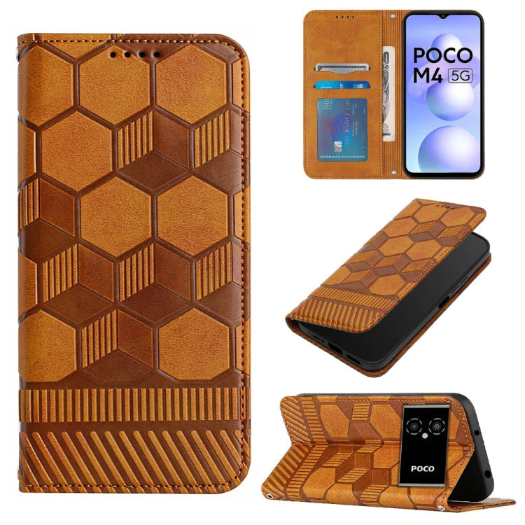 Football Texture Magnetic Leather Flip Phone Case, For Samsung Galaxy A12 5G / M12 / F12, For Samsung Galaxy A13 5G, For Samsung Galaxy A23 5G, For Samsung Galaxy A33 5G