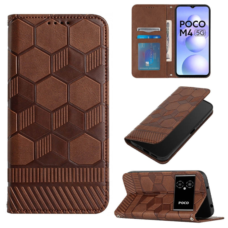 Football Texture Magnetic Leather Flip Phone Case, For Samsung Galaxy A12 5G / M12 / F12, For Samsung Galaxy A13 5G, For Samsung Galaxy A23 5G, For Samsung Galaxy A33 5G